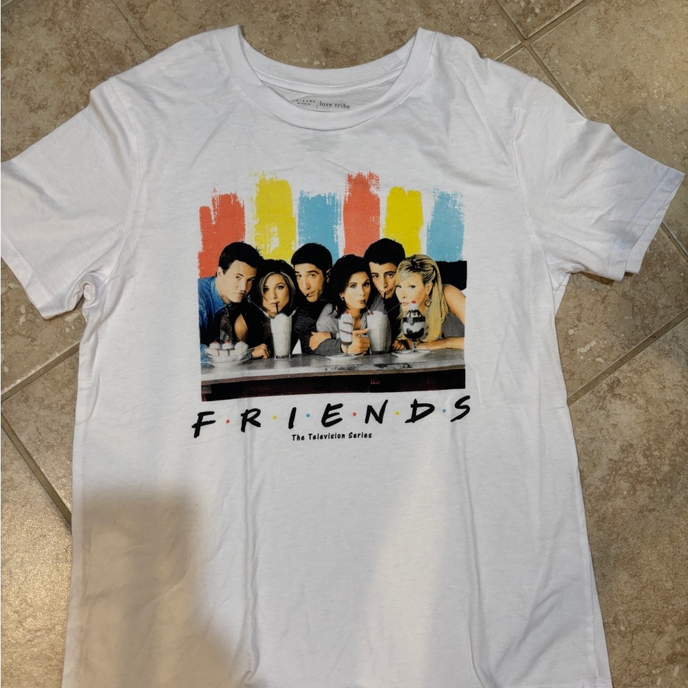Friends‎ Graphic Kids White Short-Sleeve T-Shirt